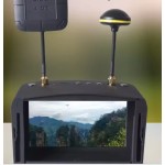 LS-800D mit DVR 5.8G 40CH 5 Zoll 800x480 Diversity Video Headset Eingebauter Akku für RC Racing Drone